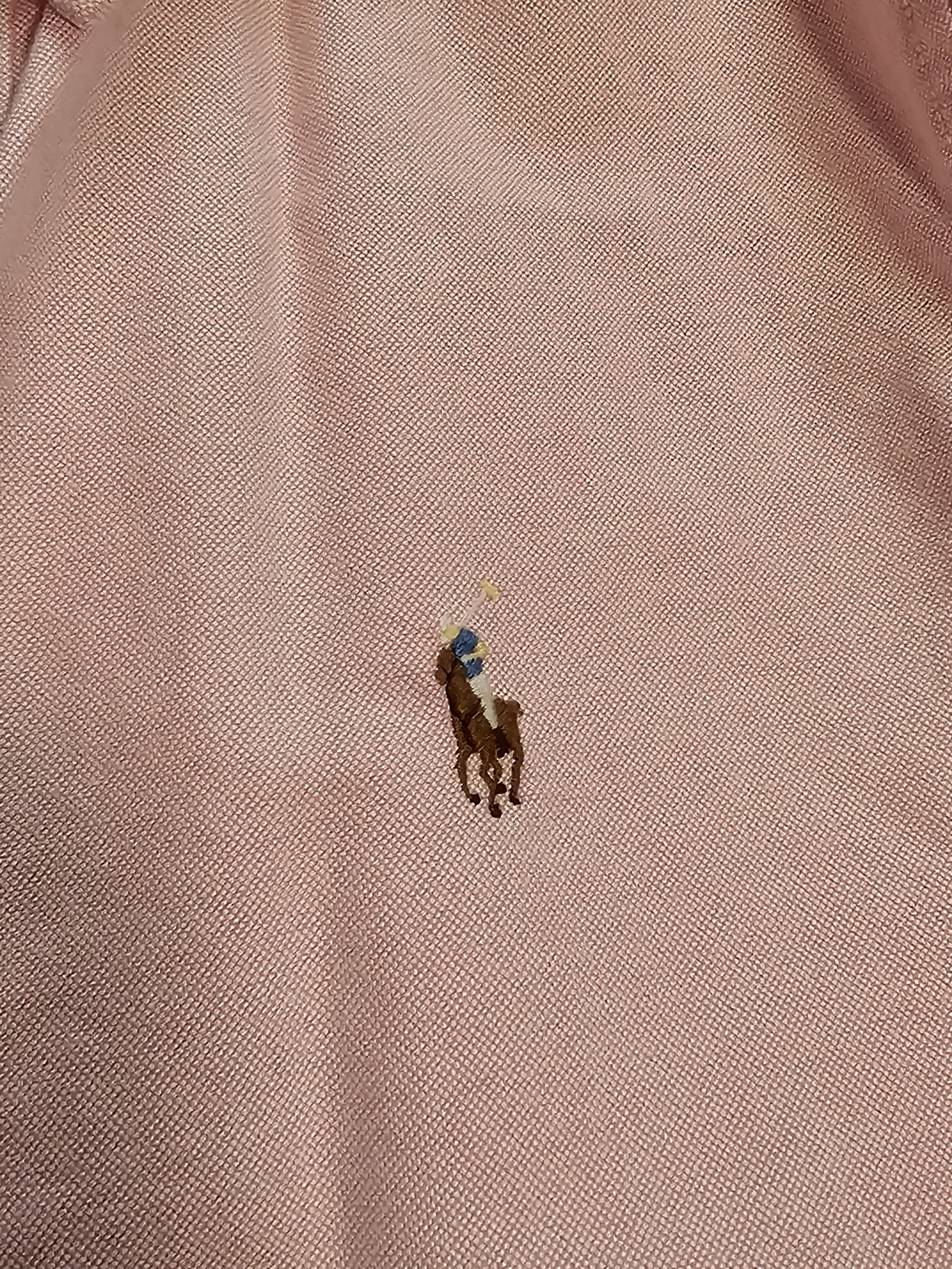 Women's Ralph Lauren Button-Down Oxford Shirt - Light Pink - Picture 2 of 6